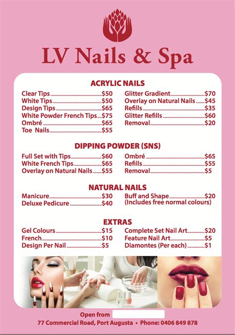 lv nails and spa